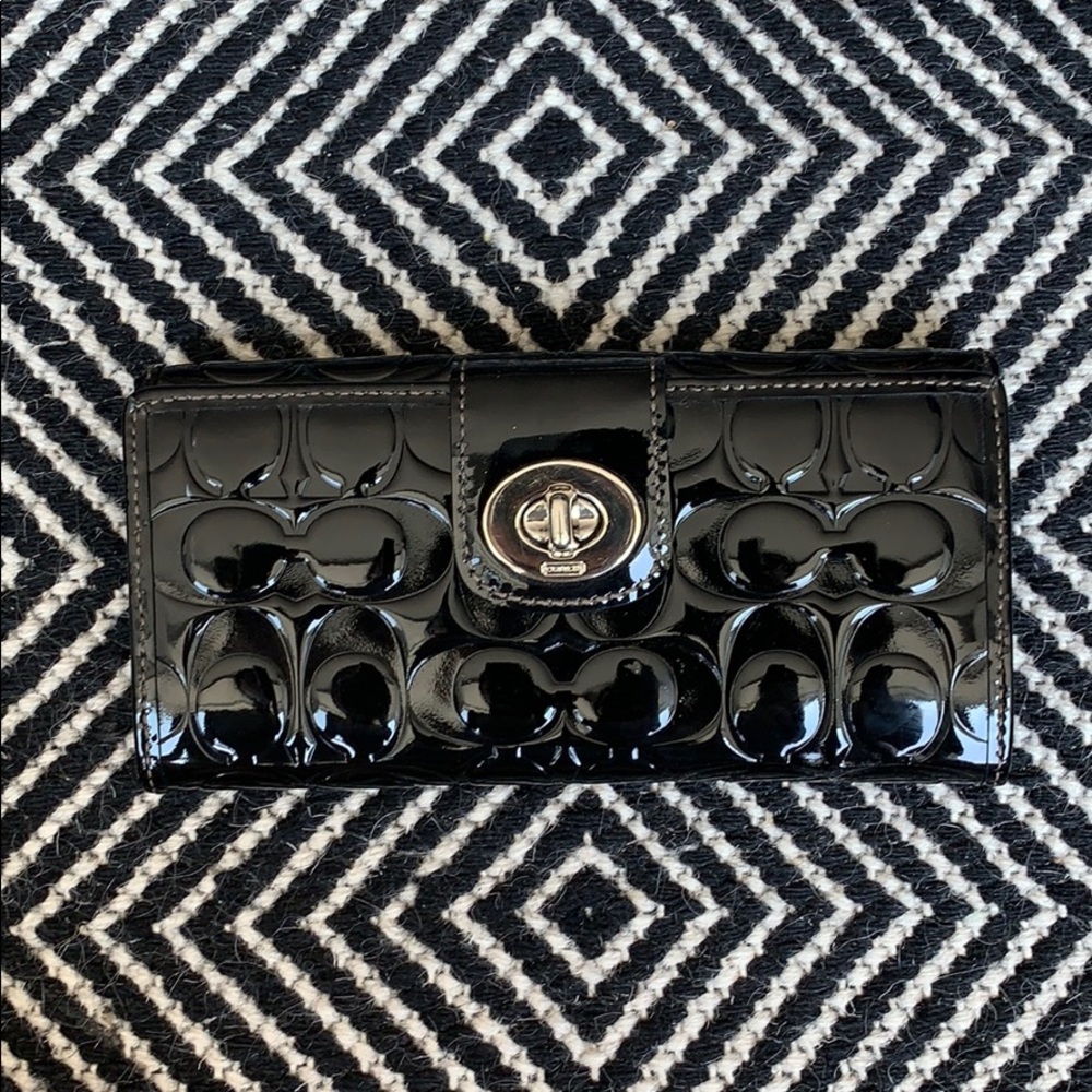 Coach Patent Leather Wallet